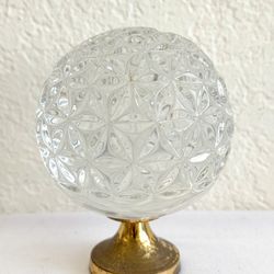 Waterford Crystal Times Square Star of Hope Abundance Ball Paperweight, Y2K Vtg