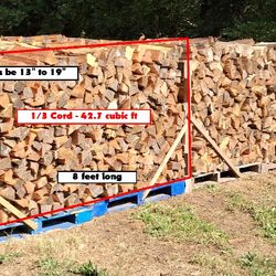 Bigwig Firewood - 1/3 Cord + Starting @