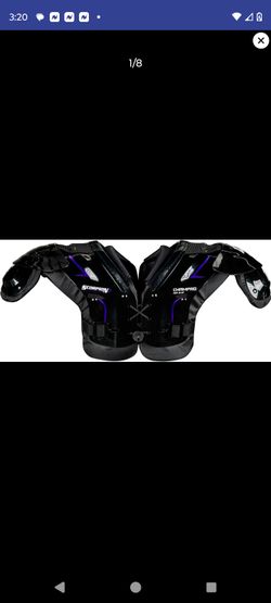 Champro Scorpion Youth Football Shoulder Pad Black Purple Large 