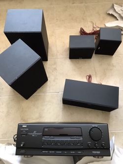 RCA Receiver Audio Theatre with 5 Speakers