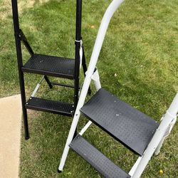 Ladders . (2) Step   Fold. All Steel.  $29