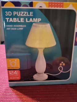 BRAND NEW - 3D PUZZLE LAMP SHADE & LAMP