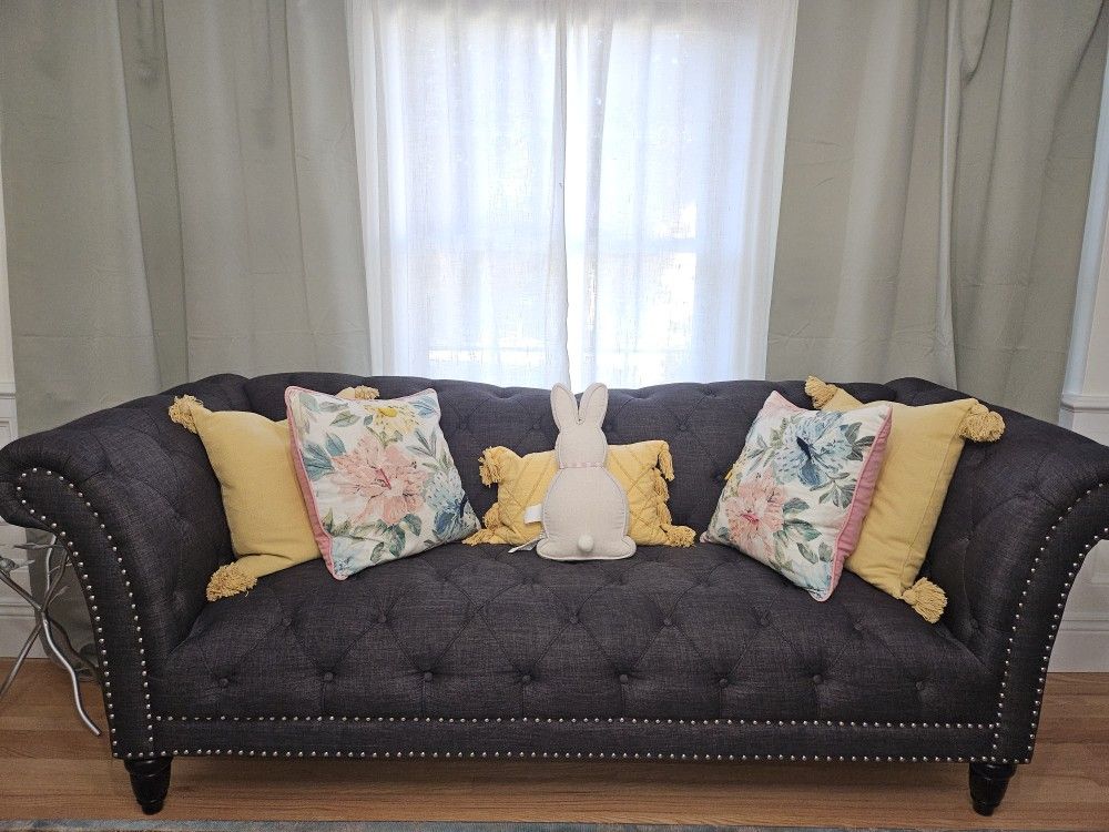 Full Couch, Love Seat, 2 Singles For Sale. Good Codition