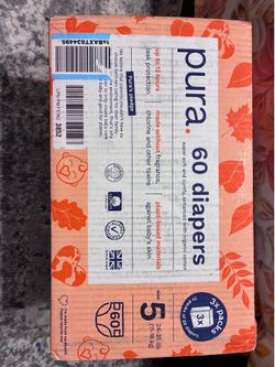 Pura Diapers Size 5 (60ct) OBO