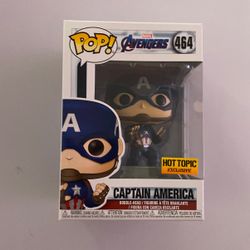 Marvel Avengers Captain America Hot Topic Exclusive Funko Pop
