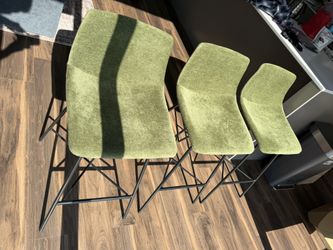 Set of 3 Poly & Bark Paxton 24” Counter Height Stool