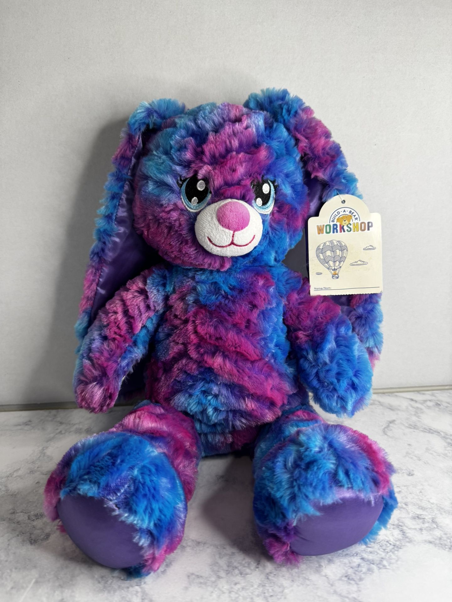 Build-A-Bear - Spring Lilac Bunny 16" Plush Stuffed Animal . New.