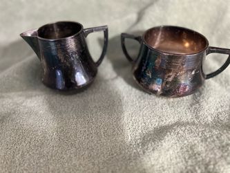 Vintage Creamer and Sugar Set