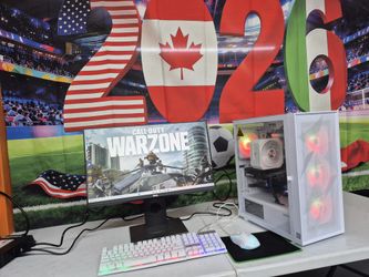 i7 -6850- SIX Core 12threads Gaming Computer Setup Plays Warzone Call of duty. +75 games Windows 11Pro