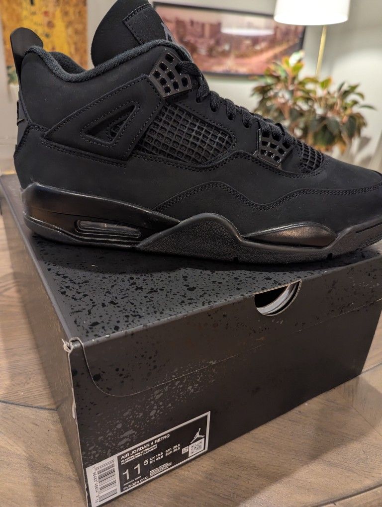 2025 Nike Jordan Air 4 "Black Cat" *New*