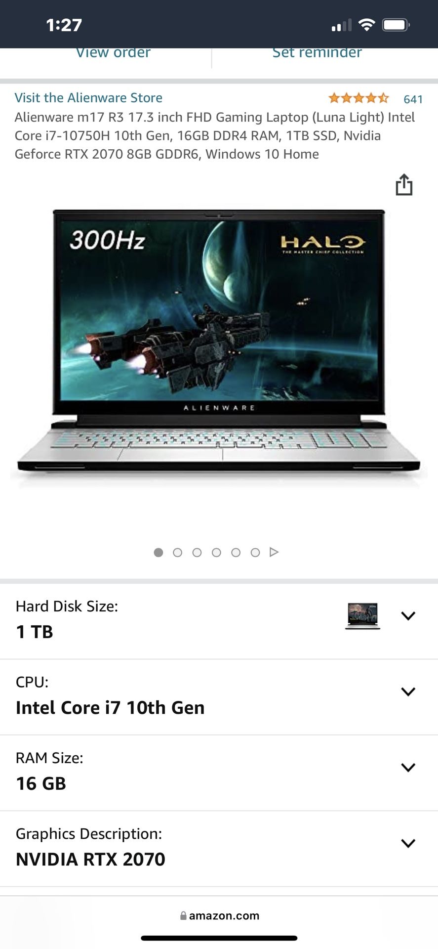 Alienware Gaming Laptop