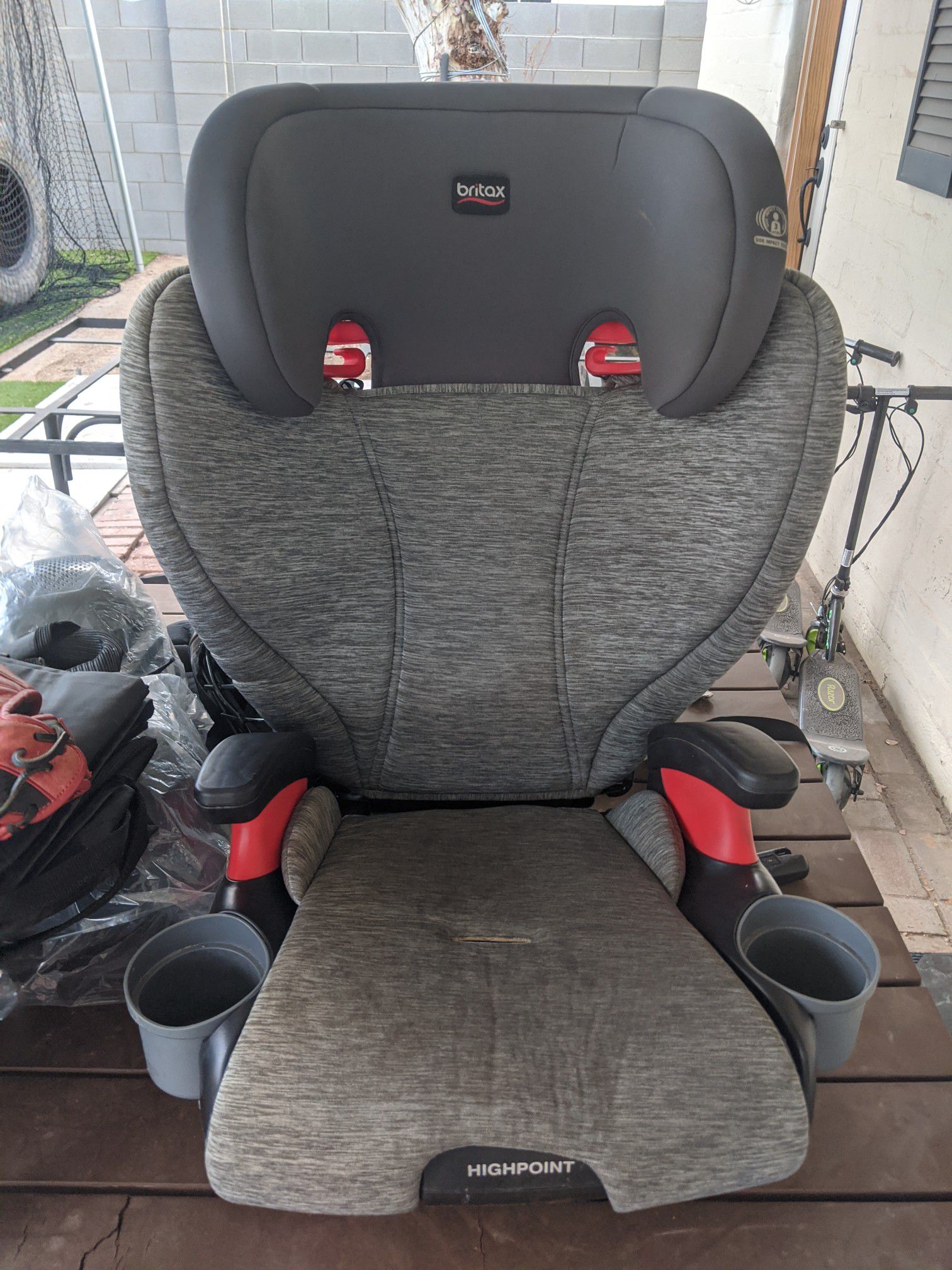 Britax booster seat with back newer