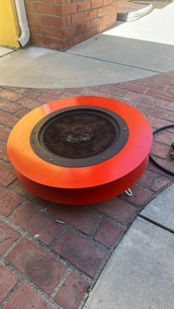 Retro Propane Fire Pit - Mid-Century Modern Style - 26” Diameter