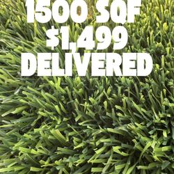 1500 sqf artificial grass roll for $1,499 delivered to your house same day