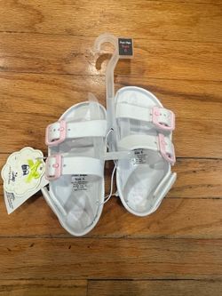 New- First Steps cute girls sandals size 6