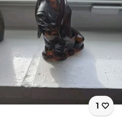 Antique Men's Cologne Hound Dog Bottle