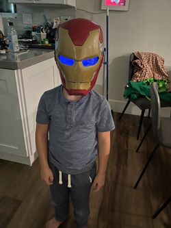 Marvel Iron Man Light-Up Flip FX Mask – Working Halloween Costume
