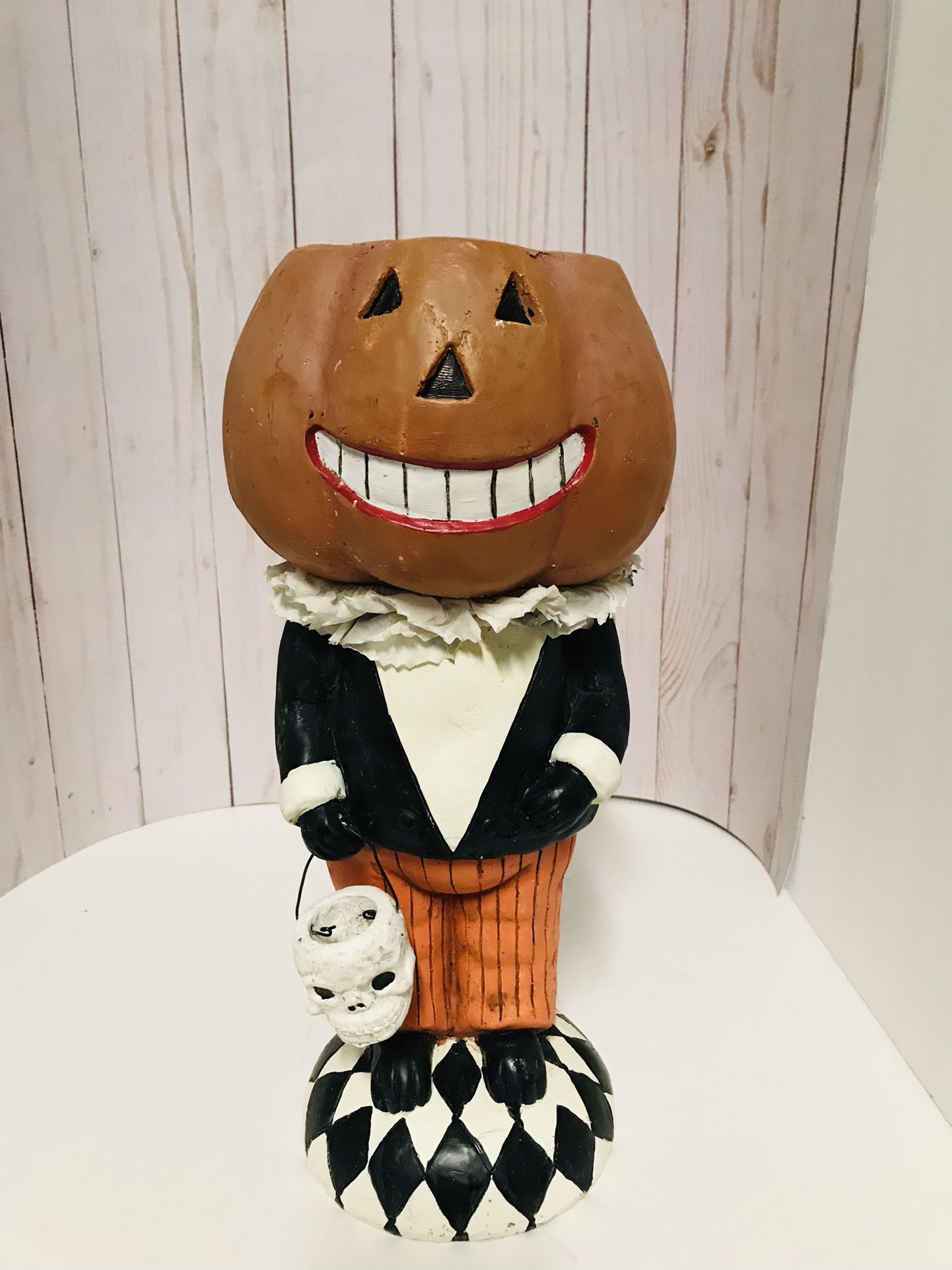 Joanna Parker Inspired Halloween Pumpkin Candy Bowl Stand 