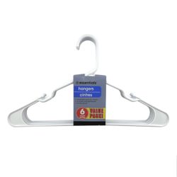 Essentials Plastic Clothing Hangers 