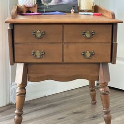 Solid Wood Side Table 