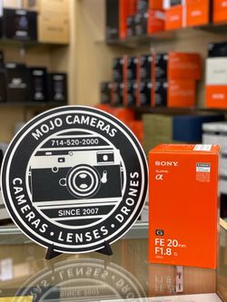 Sony FE 20mm F1.8 G Lens