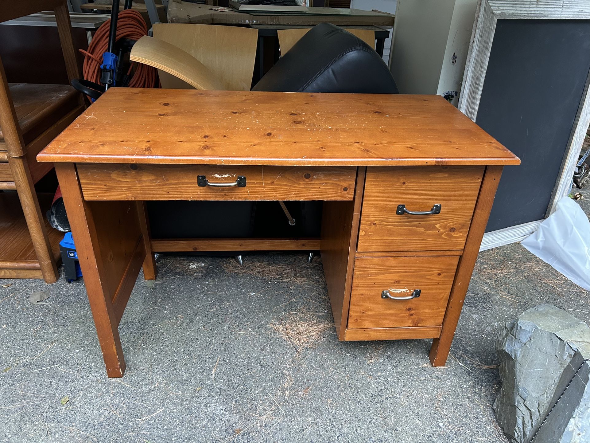 Solid Pine Desk