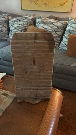Vintage wooden washboard