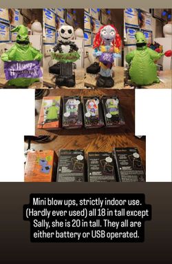 NBC Mini blow ups