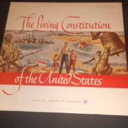Vintage Record "THE LIVING CONSTITUTION OF THE UNITED STATES" 