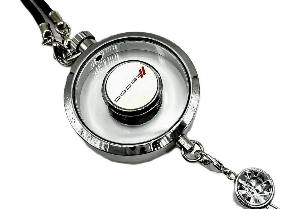 OIL DIFFUSER PENDANT FOR CAR WITH LOGO (DODGE WHITE)