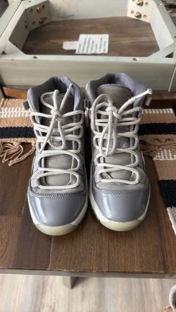 Size 1y cool grey Jordan’s