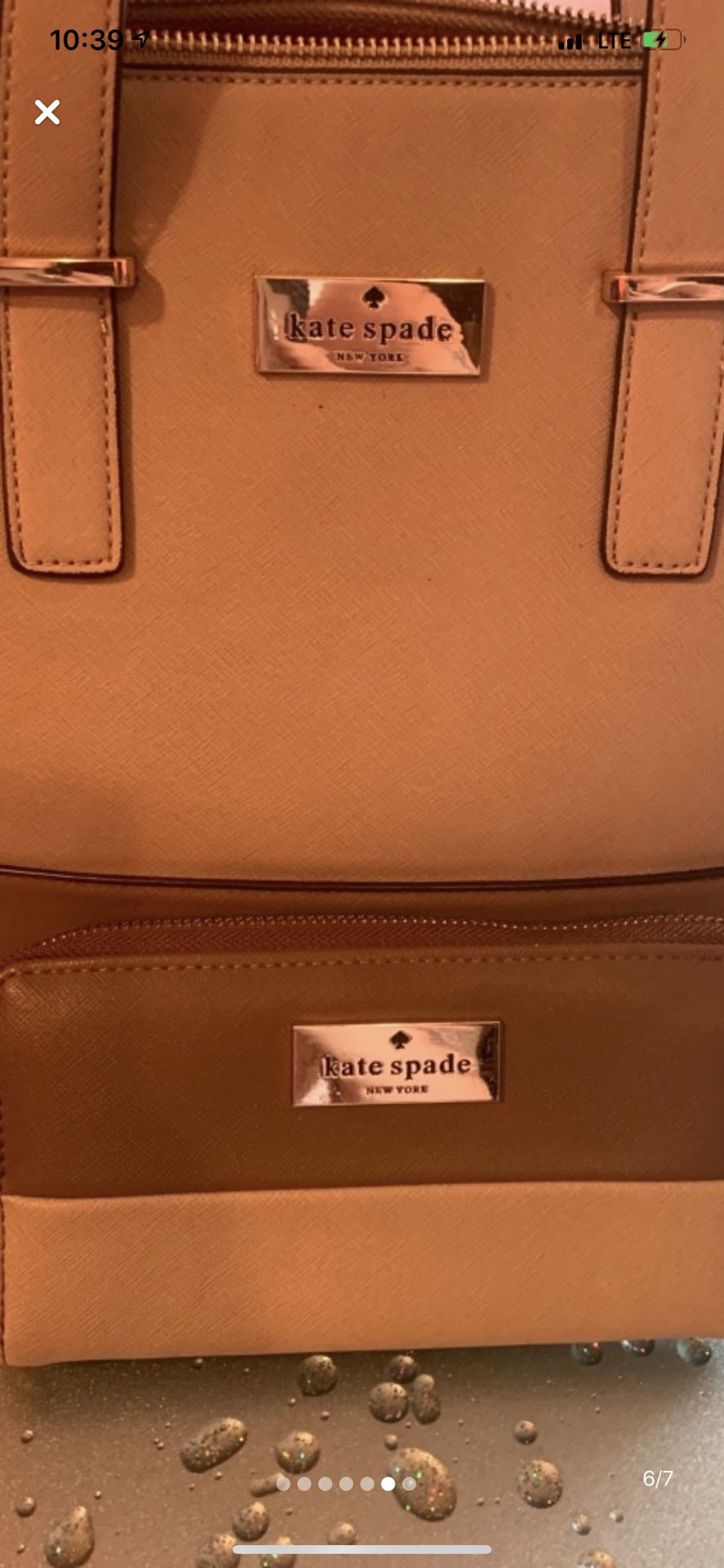 Kate Spade bag and wallet set