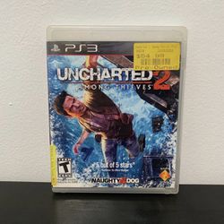 Uncharted 2 Among Thieves PS3 PlayStation 3 CIB w/ Manual Like New Video Game
