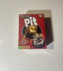 New & Sealed Deluxe Pit Card Game - Fast Paced Family Fun with Bell
