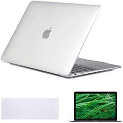 Clear Hard Cover Case, Keyboard Skin & Screen Protector for MacBook 12” Retina