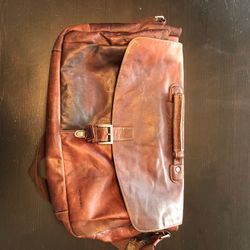 Jack Georges Leather Messenger Bag