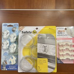 Child proof item set (Corner Protector, Knob Covers, and Plug Covers)