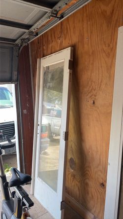 2 glass doors