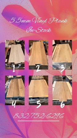 Vinyl plank floors INSTOCK