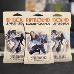 Riftbound - League of Legends TCG: Spiritforged Set Booster Pack (3)