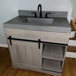 Bathroom Cabinet 37” * 22” 