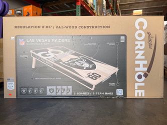 NFL Las Vegas Raiders Cornhole Set Brand New in Box