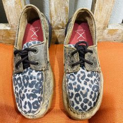 Twisted X Driving Moc Boat Shoe (Toddler/Little Kid)