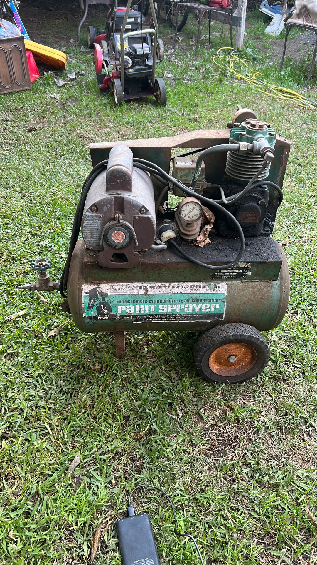 Sears Portable Electric Air Compressor 