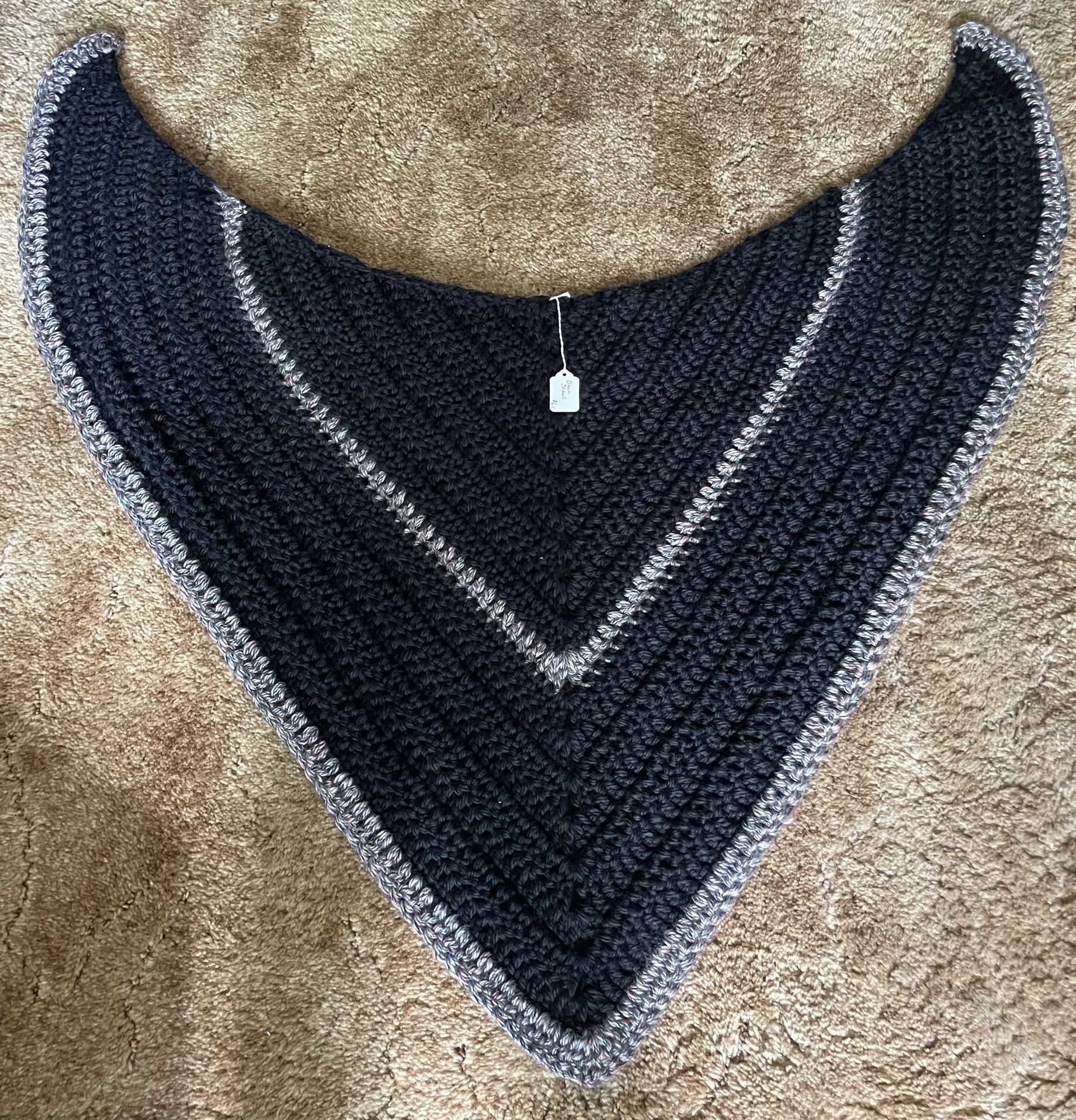 Crochet Thick Winter Shawl