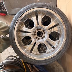 20’ rims with caps