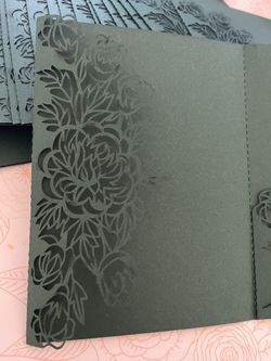 21 Laser Cut Invitations