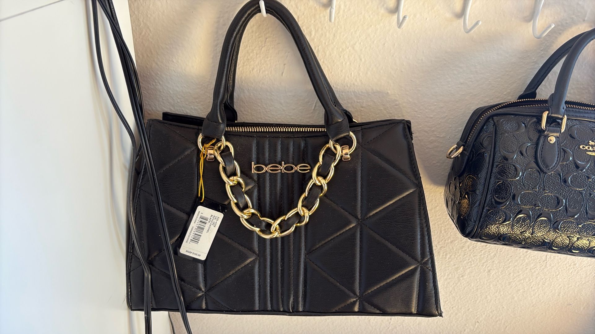 Bebe Black Purse With Tags