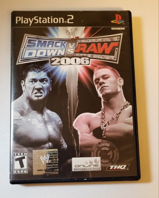 WWE Smack Down Vs Raw Ps2 Game