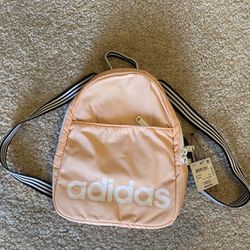 New Adidas Mini backpack pink white